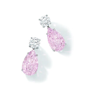 Pink Gemstone Earrings
