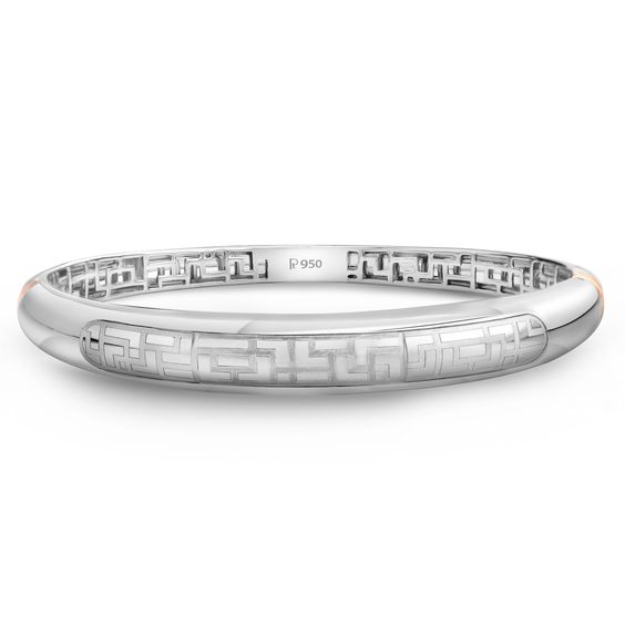 Platinum Bangle for Men and Women