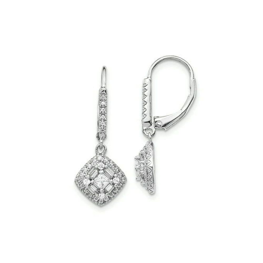 White Gold Diamond Earrings