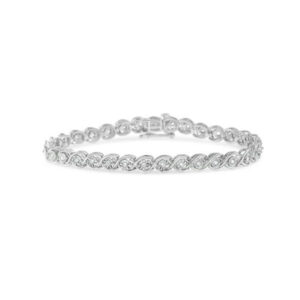 Stunning White Gold Bracelet with Diamonds