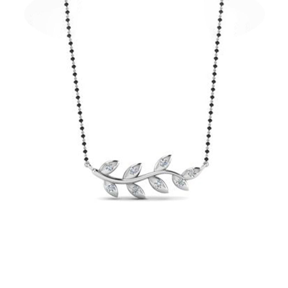 Celebrate Eternal Love with Our Silver Pendant Mangalsutra