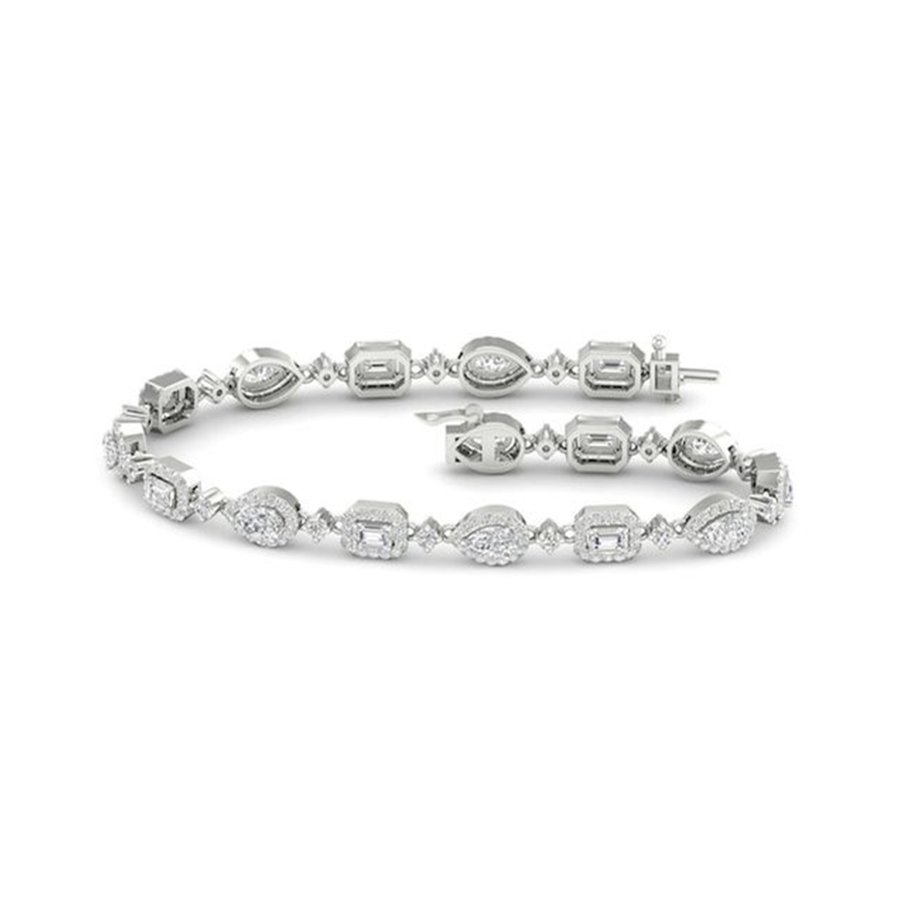 Unique White Gold Bracelet
