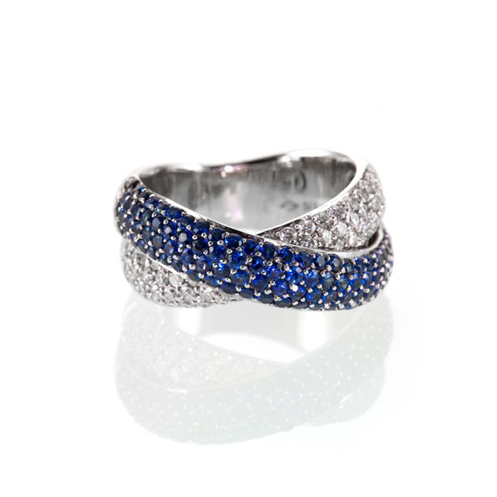 Blue Serenity Diamond Ring