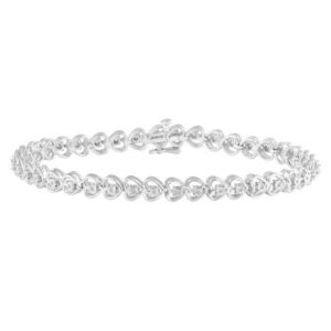 Platinum Love Knot Bracelet