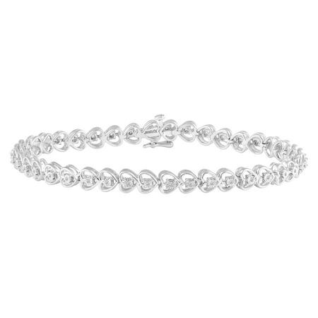 Platinum Love Knot Bracelet