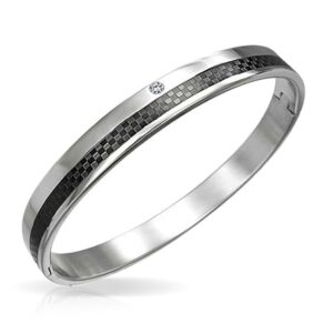 Classic Platinum Men's Bangle
