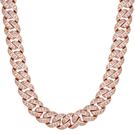 Sparkling Gold Diamond Chain
