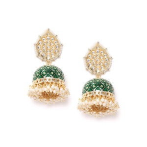 Diamond and Little Pearls Earrings