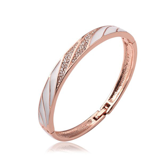 Elegant Platinum Bangle