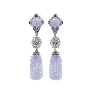 Lavender Pearl Earrings