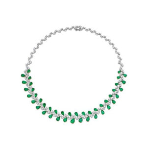 Elegant Green Gemstone Necklace