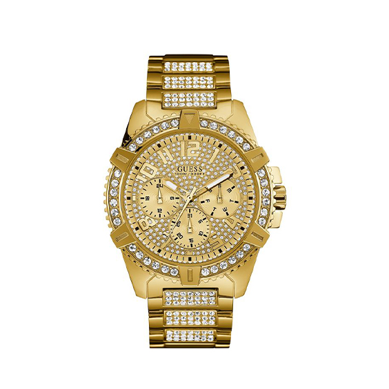 Luxury Gold & Diamond Men's Watch