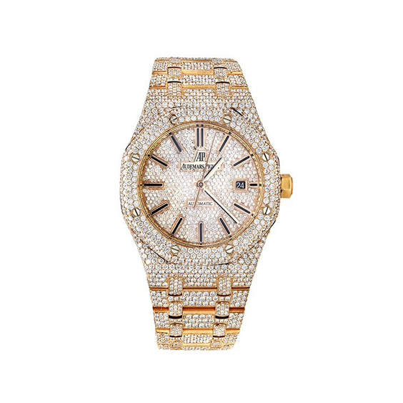Luxury Gold and Diamond Watch