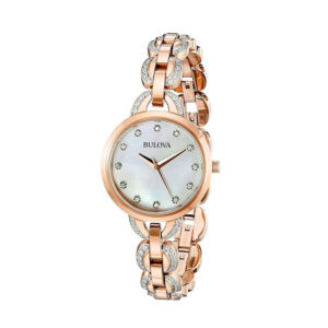 Elegant Platinum and Silver Women's Watch