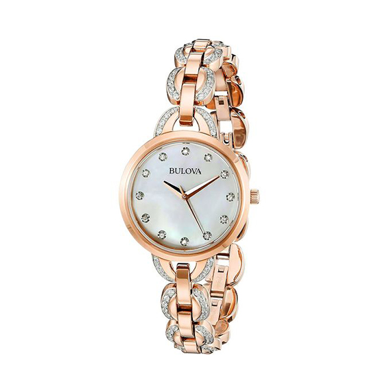 Elegant Platinum and Silver Women's Watch