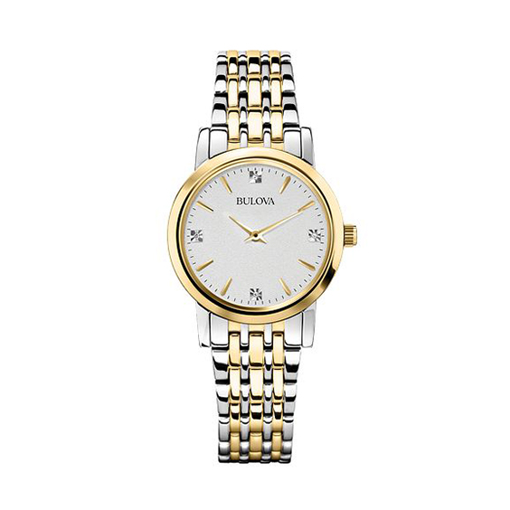 Elegant Gold and Silver Women's Watch